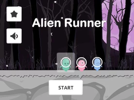 Изображение игры: Alien Runner!