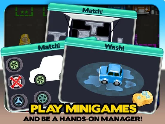 Изображение игры: Tiny Auto Shop - Car Wash & Motor Repair Center