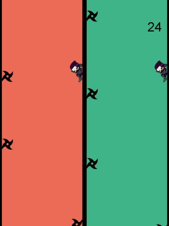 Изображение игры: Ninja Fall Jump