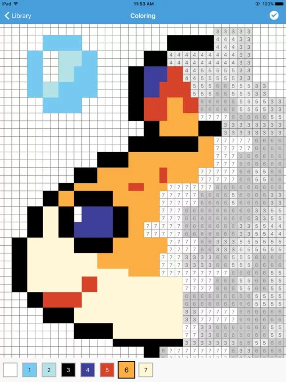 Изображение игры: Color by Number: Pixel Art
