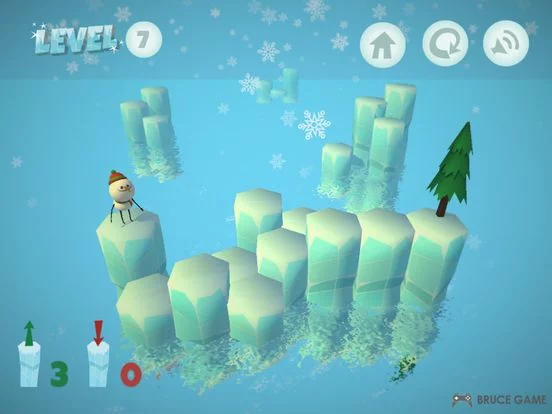 Изображение игры: Puzzle Snowman
