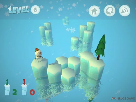 Изображение игры: Puzzle Snowman