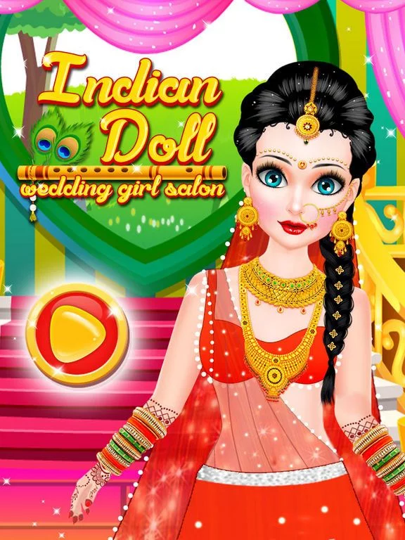 Изображение игры: Indian Doll Wedding Girl Salon