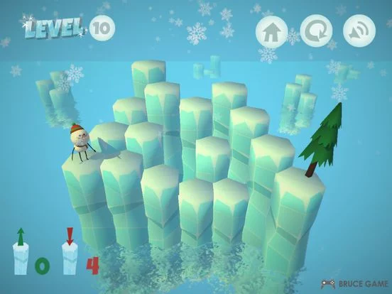 Изображение игры: Puzzle Snowman