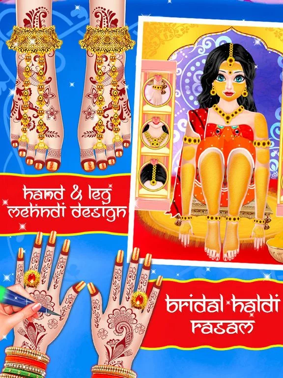 Изображение игры: Indian Doll Wedding Girl Salon