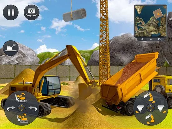 Изображение игры: Real Excavator Simulator 3D