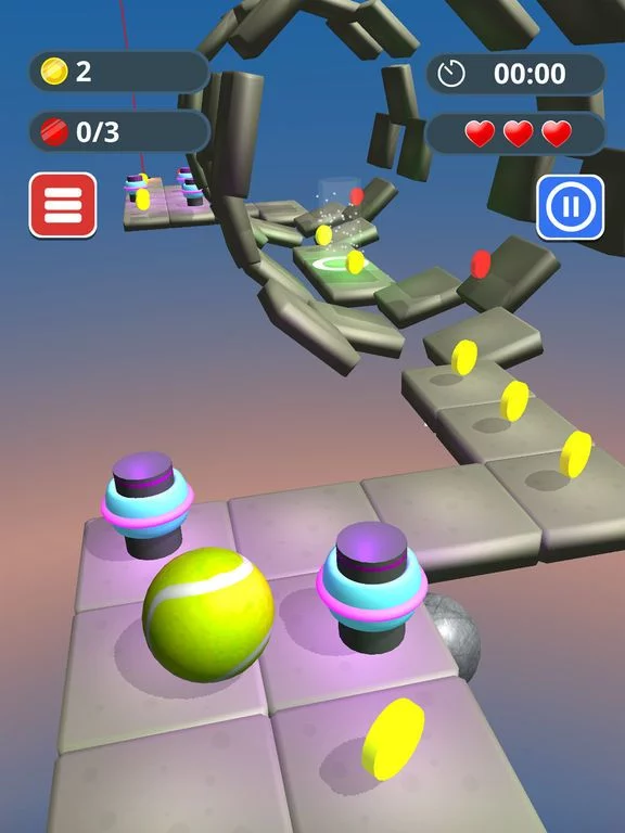 Изображение игры: Sky Roll!