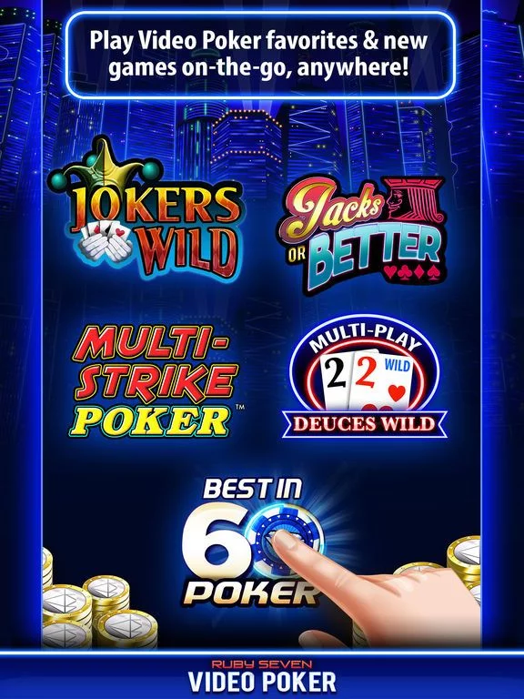 Изображение игры: Ruby Seven Video Poker