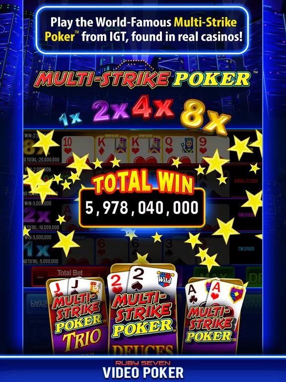 Изображение игры: Ruby Seven Video Poker