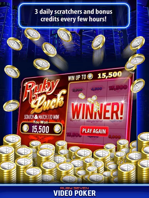Изображение игры: Ruby Seven Video Poker
