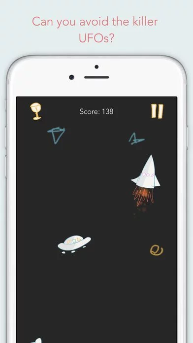 Изображение игры: Rad Rocket - the endless space adventure game