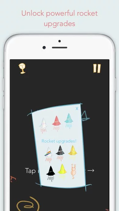 Изображение игры: Rad Rocket - the endless space adventure game