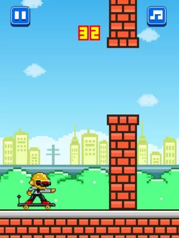 Изображение игры: Street Skateboarding - Play Free 8-bit Retro Pixel Skating Games