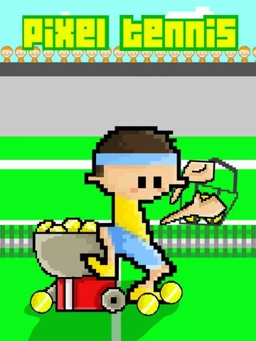 Изображение игры: Pixel Tennis Player Madness Free Game