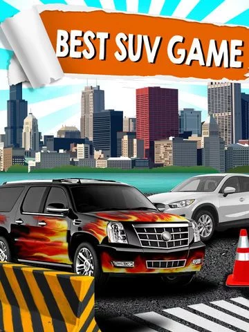 Изображение игры: SUV Trucks Parking Madness Free Game