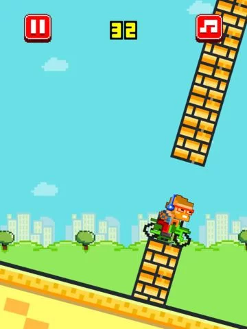Изображение игры: Bike Heroes - Play Free 8-bit Pixel Moto Racing Games