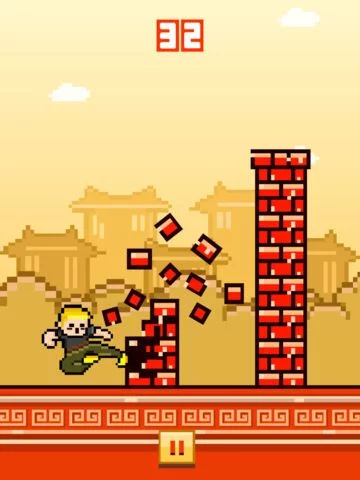 Изображение игры: Tiny Ninja Fighter - Play 8-bit Pixel Retro Fighting Games for Free