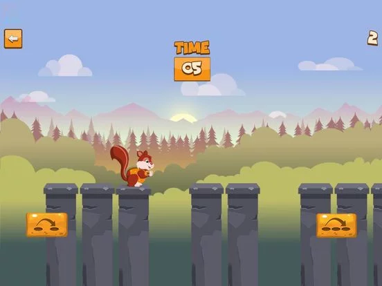 Изображение игры: Squirrels Jump Rush
