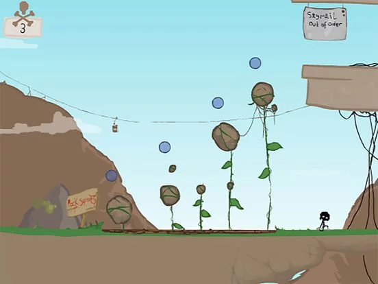 Изображение игры: Stickman Jump:Adventure World - Free Puzzle Game