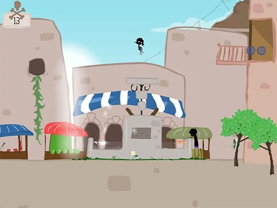Изображение игры: Stickman Jump:Adventure World - Free Puzzle Game