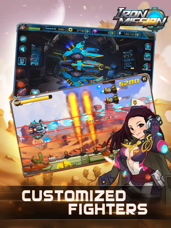 Изображение игры: Iron Mission- classic arcade shoot'em up
