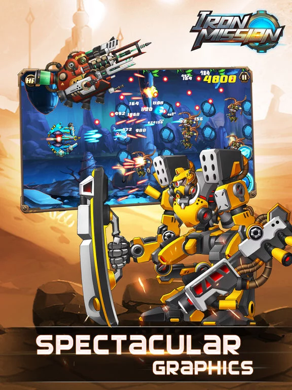 Изображение игры: Iron Mission- classic arcade shoot'em up