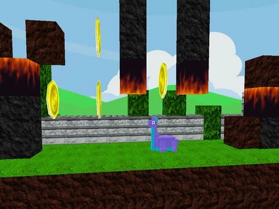 Изображение игры: Voxel Platform Craft