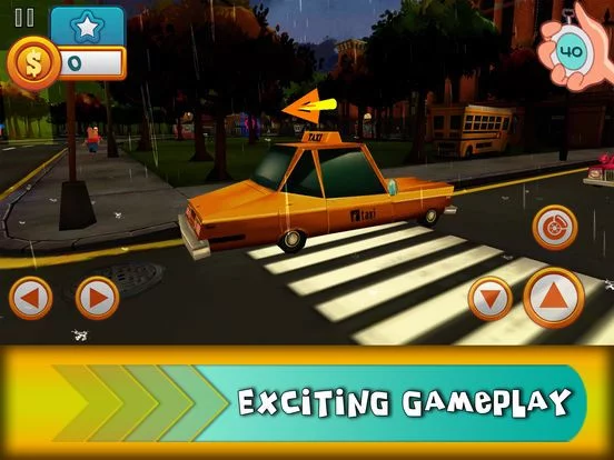 Изображение игры: Taxi Driver 3D City