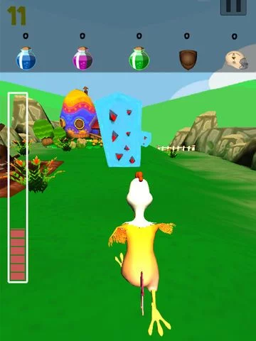 Изображение игры: Run Crazy Chicken