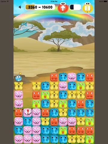 Изображение игры: Animal world Pops Free-A puzzle game