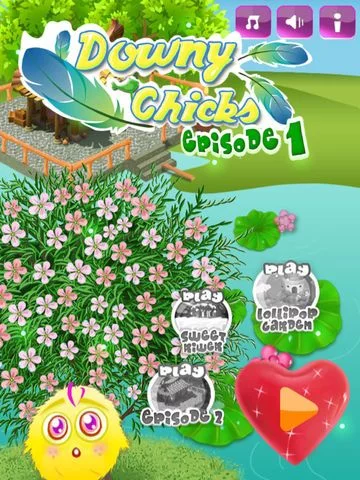 Изображение игры: Downy Chicks Game Free