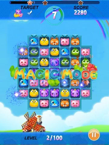Изображение игры: Animal Paradise Pop Game Free