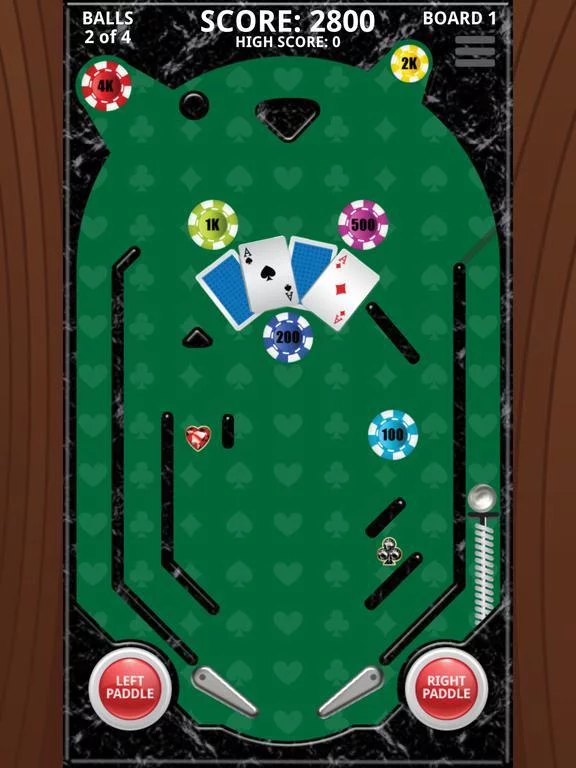 Изображение игры: Mini Pinball 4 Of A Kind Game