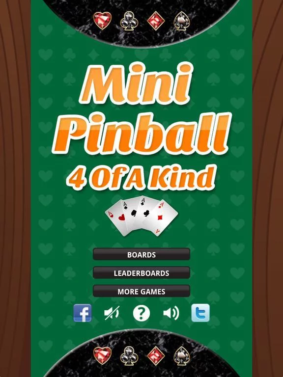 Изображение игры: Mini Pinball 4 Of A Kind Game