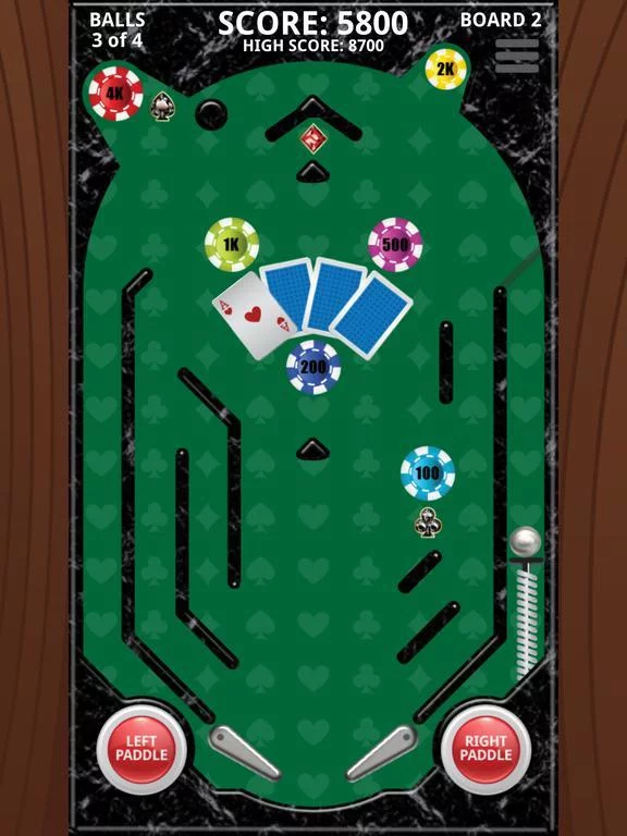 Изображение игры: Mini Pinball 4 Of A Kind Game