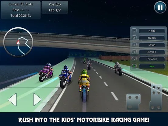 Изображение игры: Kids Motorcycle No Limits Rider Racing 3D
