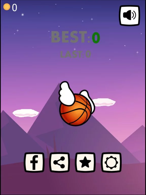 Изображение игры: Flappy Fire Dunk