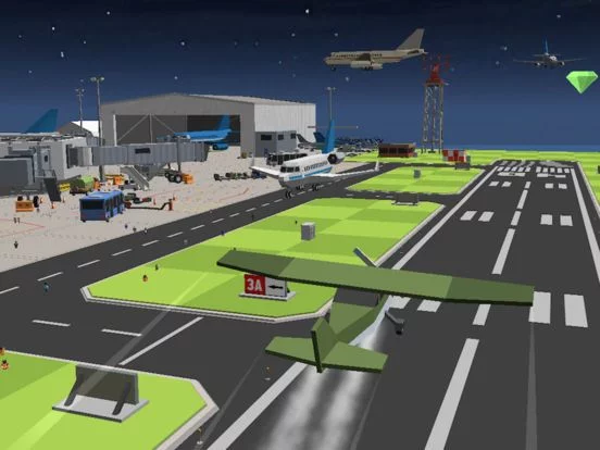 Изображение игры: Airplane Flight's Simulator: Oh-My God! Play Infinite AirCraft Flying 3D Mania