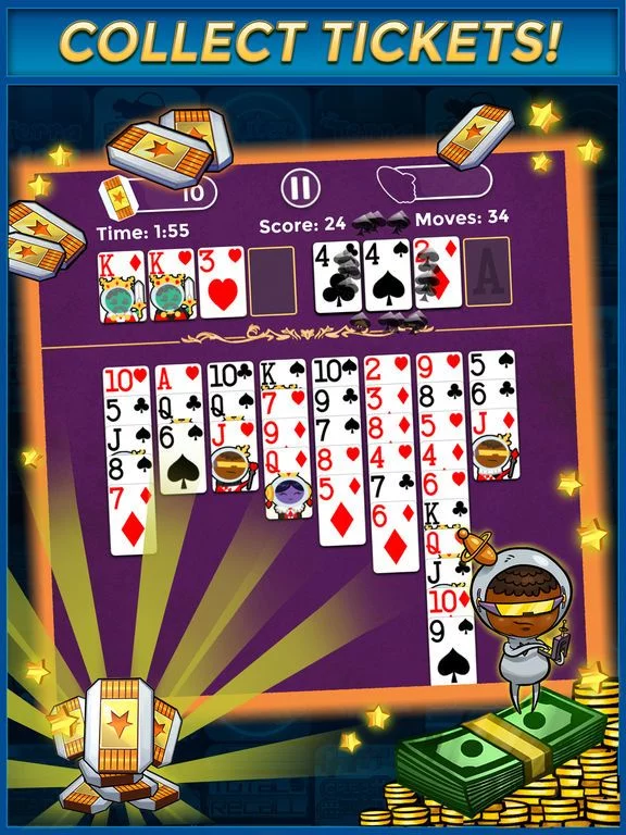Изображение игры: FreeCell Cash Money App