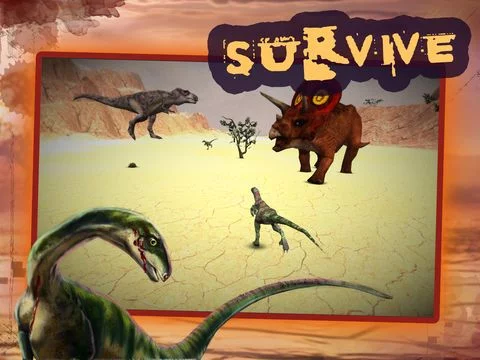 Изображение игры: Dino Survival Evolution Battle