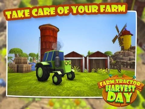 Изображение игры: Farm Tractor - Harvest Day 3D
