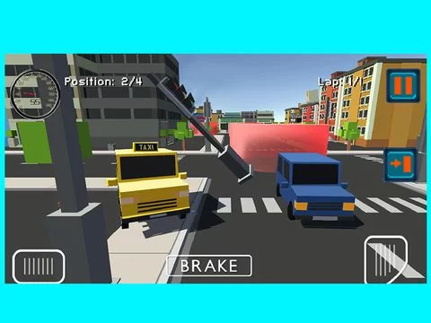 Изображение игры: Pixel Cars: Xtreme Road Race 3D