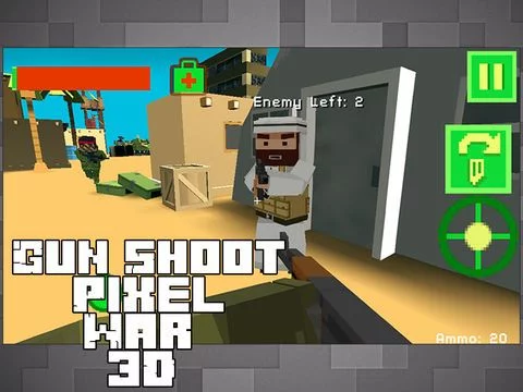 Изображение игры: Strike Shot - Cube Gun War 3D