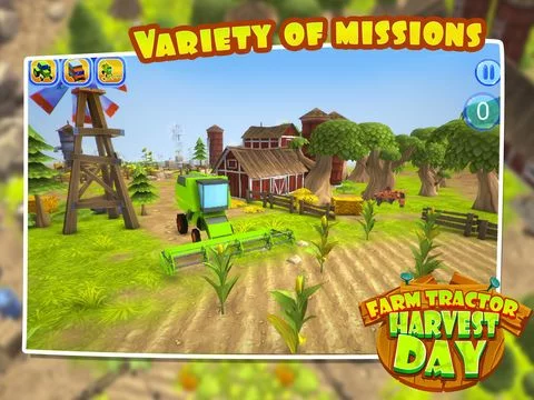 Изображение игры: Farm Tractor - Harvest Day 3D
