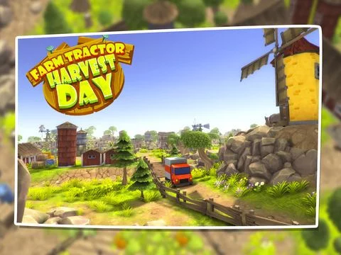 Изображение игры: Farm Tractor - Harvest Day 3D
