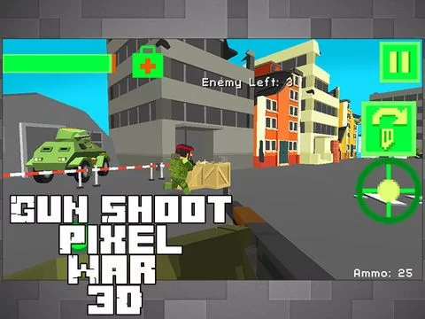 Изображение игры: Strike Shot - Cube Gun War 3D