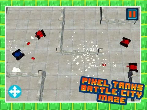 Изображение игры: Pixel Tanks - Battle City Maze