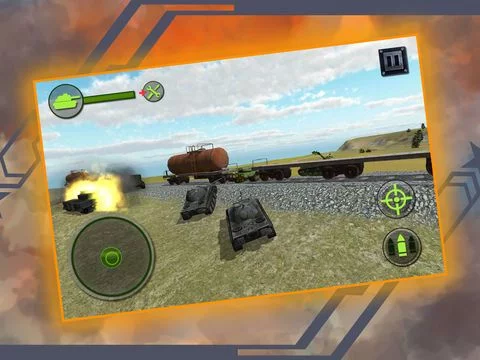Изображение игры: Bliz Tanks War: Hard Armor 3D