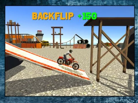 Изображение игры: Motorcycle Stunt Race 3D