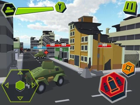 Изображение игры: Cube Tanks - Blitz War 3D
